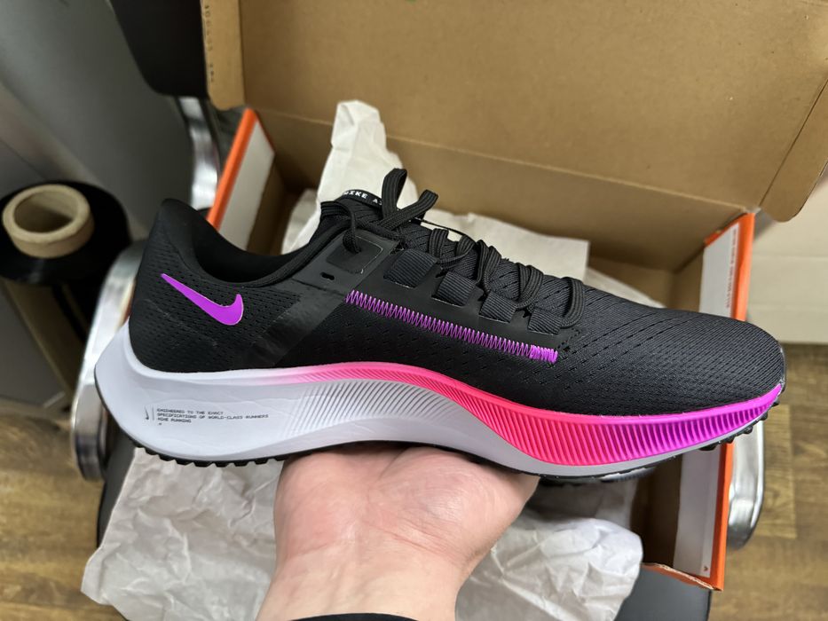 Оригінал Кросівки NIKE AIR ZOOM PEGASUS 38 BLACK. (28см)