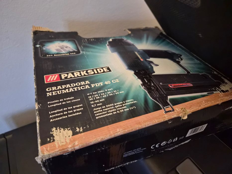 Agrafadora Pneumática - Parkside, como nova