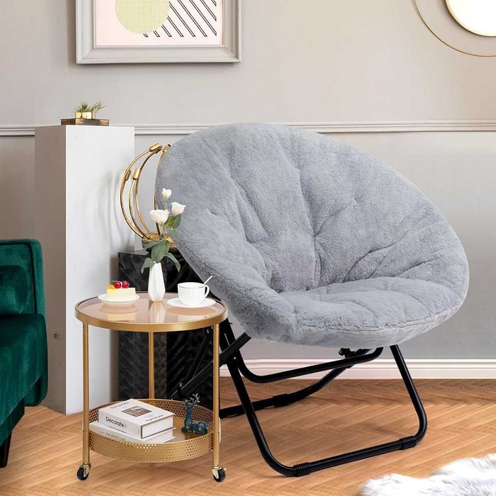 Nowy fotel / krzesło / siedzisko /okrągły /składane /HollyHOME !A2188!