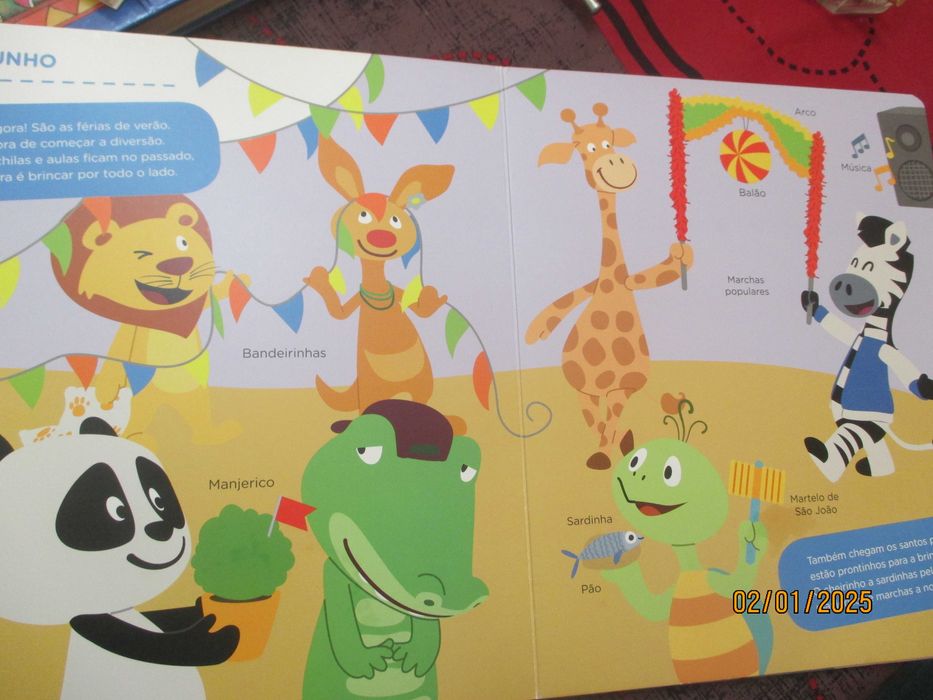 Livro para crianças - Panda - Os meses do ano