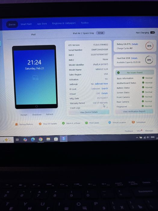 Ipad Air 2 32g A1567