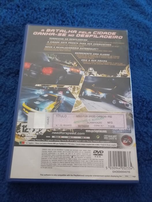 Need for Speed Carbon Ps2