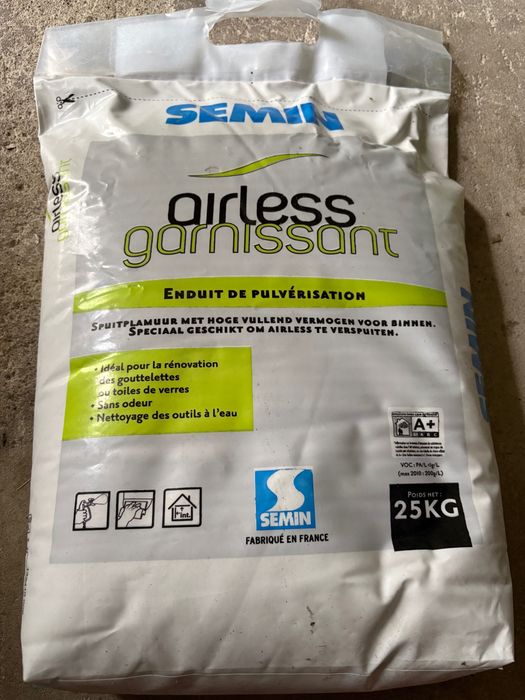 Semin Airless gładź szpachlowa ! 4 worki
