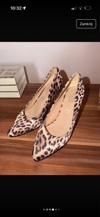 Szpilki nowe panterkowe rozmiar 39