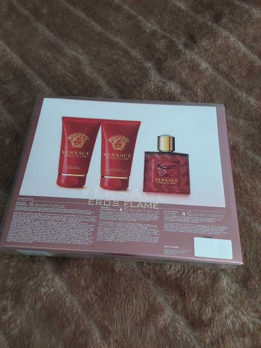 Новий НАБІР Versace Eros Flame для чоловіків + гель д/душу + д./бриття