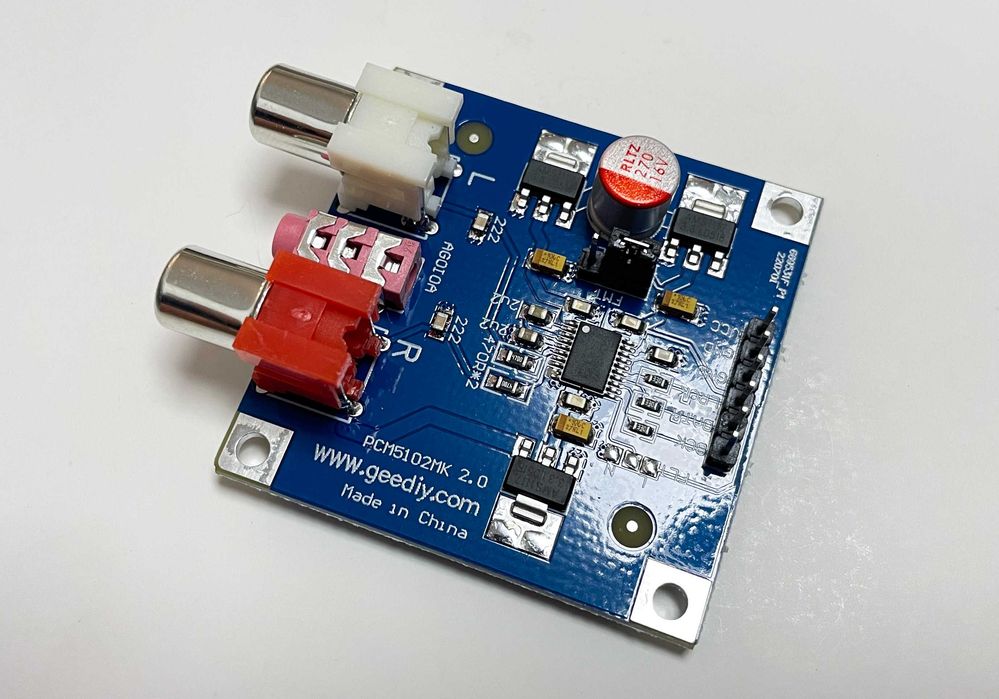 Dekoder DAC PCM5102 Moduł Audio I2S 32bit/384kHz Wyjście Jack 3.5mm