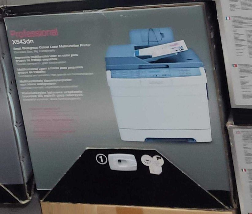 X543dn: NOWA Drukarka Skaner XERO. LASEROWA KOLOROWA, DUPLEX, SIEĆ, USB2.0. Lexmark X543dn, 23str/min 1200dpi + TONERY