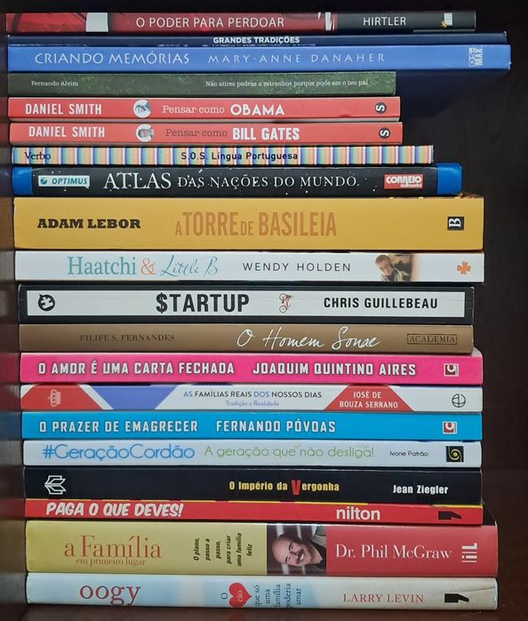 Conjunto 20 livros não ficção 10 euros ATÉ DOMINGO