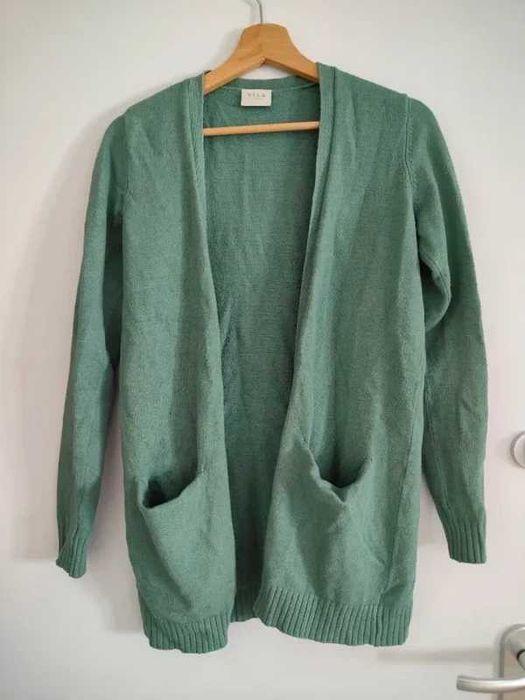 Cardigan de Malha Verde VILA – Tamanho Único