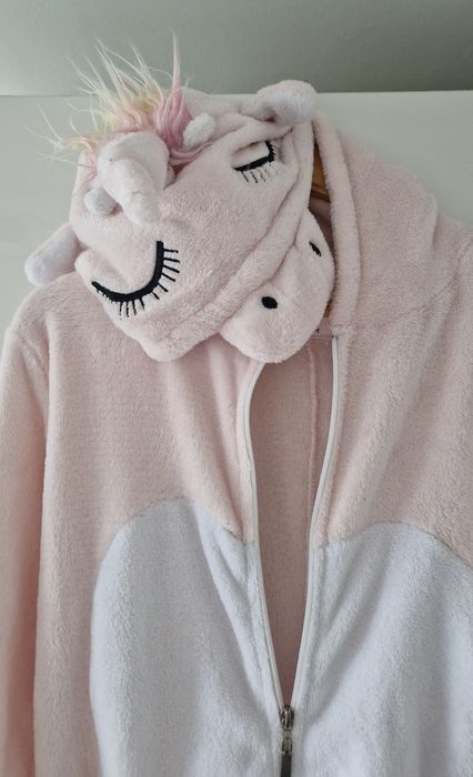 Sinsay kigurumi jednoczęściowa piżama kostium,jednorożec