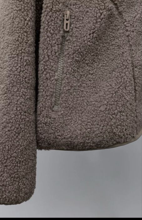 В НАЯВНОСТІ !!! Куртка шерпа з штучноі овчини фліска Zara