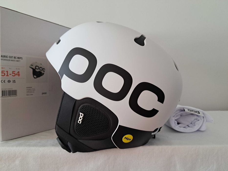 Kask narciarski POC Auric Cut BC Backcountry Mips White XS/S 51-54cm