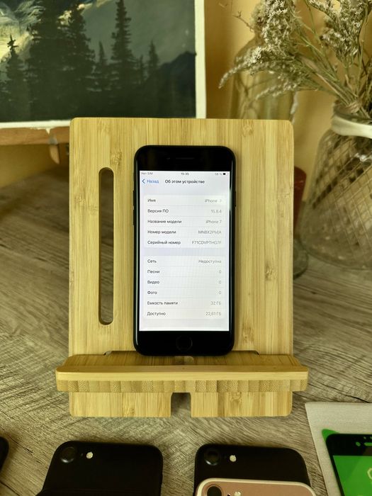 100% акб iPhone 7 Neverlock Apple Айфон white 64 gb