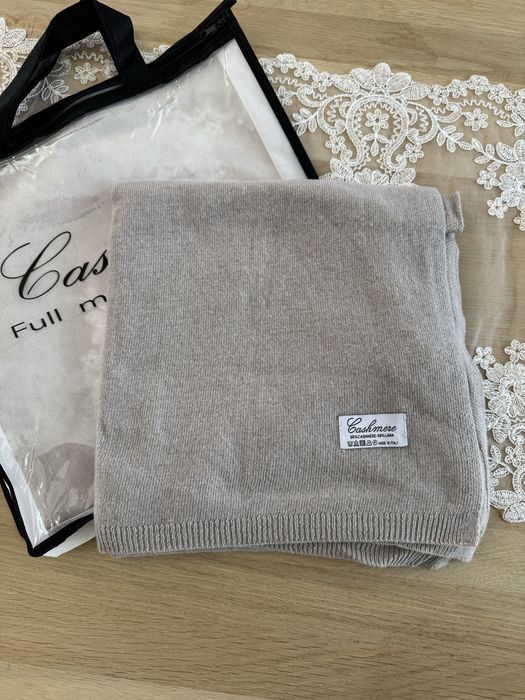 Szary komplet kaszmirowy Cashmere made in italy