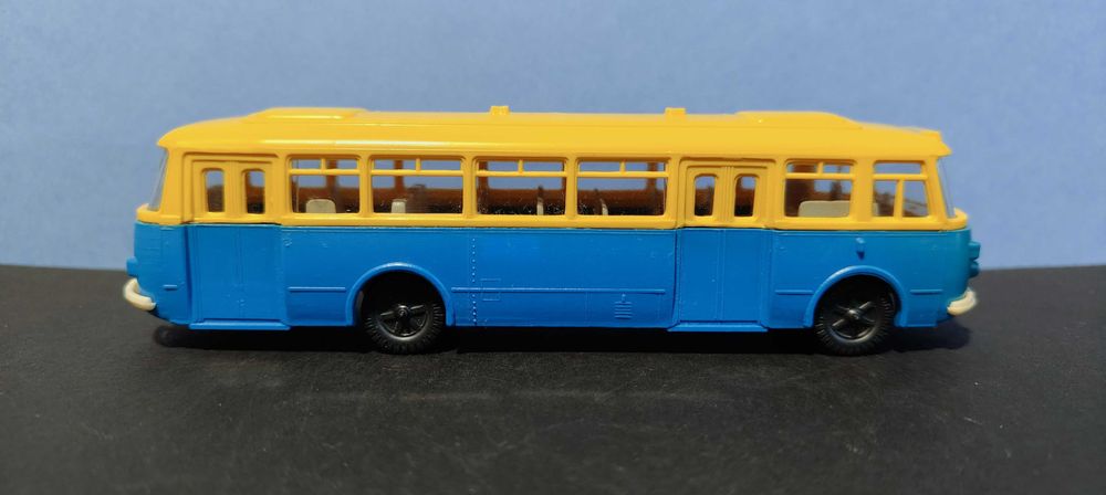 Zabawka PRL Autobus miejski JELCZ MEX 272 ruch 1:72