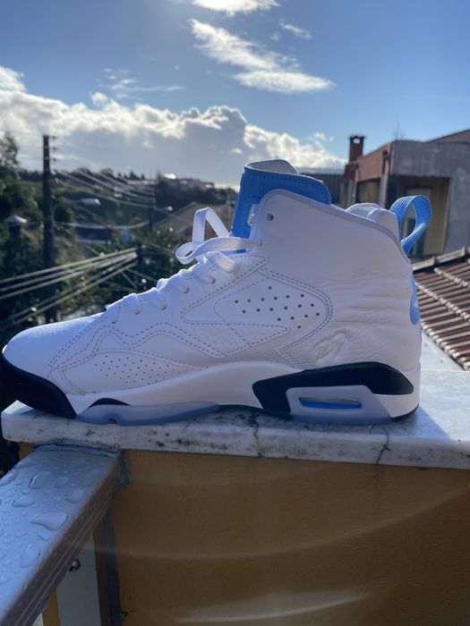 Jordan Jumpman MVP branco e azul n°41