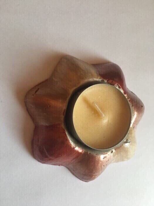 Подсвечник со свечкой чайной свадебные аксессуары