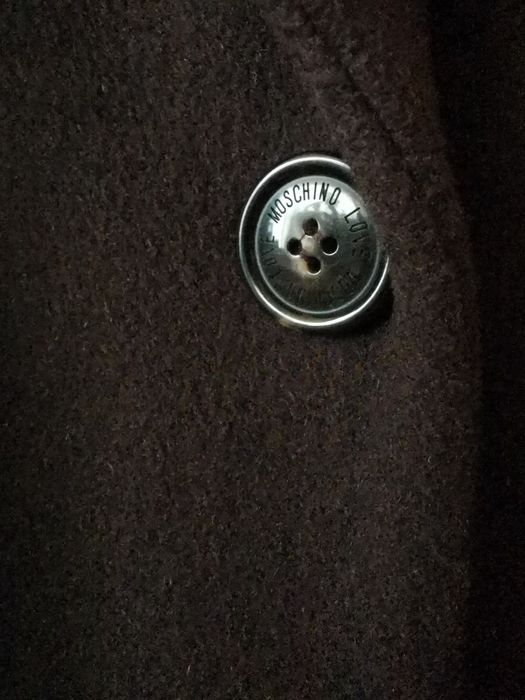 Love Moschino płaszcz dyplomatka, wełna moher r. 40