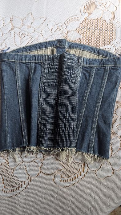 Gorset jeansowy Zara