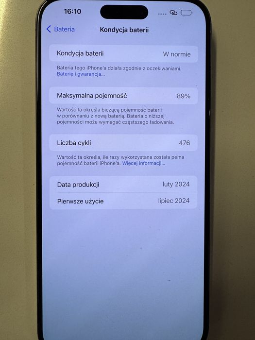 JAK nowy Apple iPhone 15 Pro Max 256GB w 100% sprawny