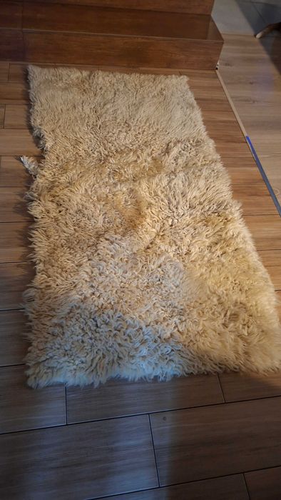 Dywanik zszywany ze skór owczych 145x75