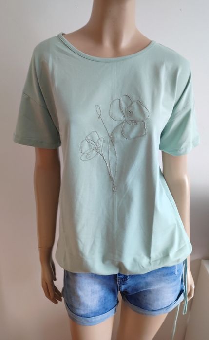 Damska bluzka krótki rękaw nadwymiar polskiej firmy Latynka