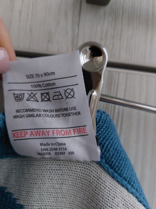 Брендовий двосторонній дитячий плед Lily&Dan 70*90см 100%бавовна