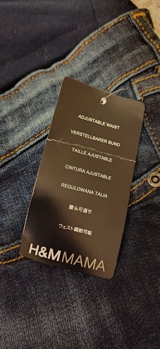 Spodnie ciążowe jeansy H&M 36 nowe+ gratis