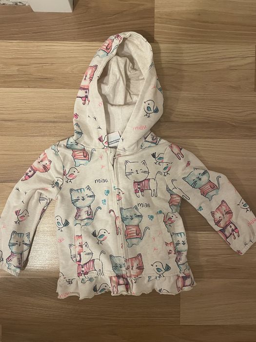 Bluza rozpinana 80 dziewczynka