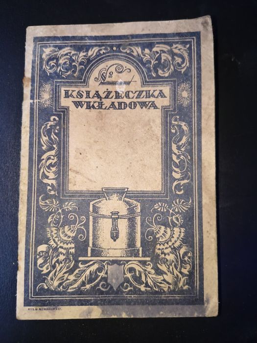 Dawna książeczka wkladowa