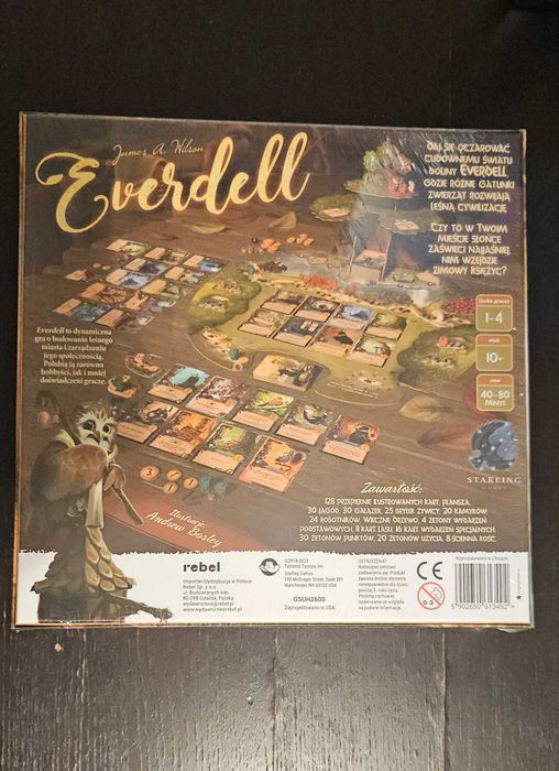 Nowa zafoliowana gra planszowa Everdell