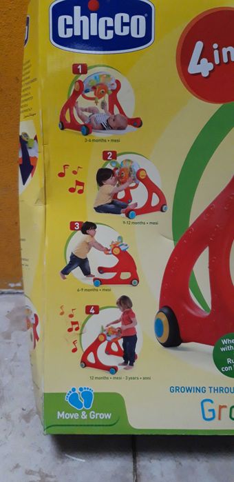 Chicco GINÁSIO CRESCE E CAMINHA 4 EM 1 (em bom estado)