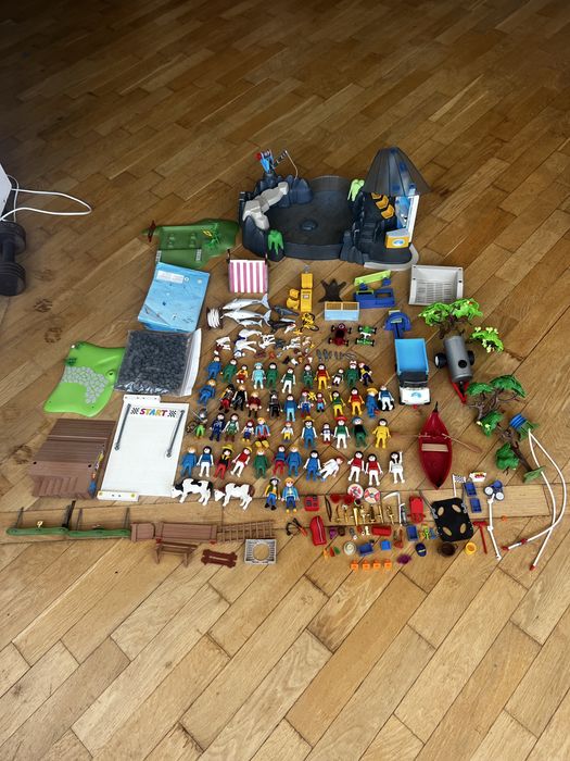 Великий лот Playmobil (тип Лего): 50+ фігурок, дельфінарій, техніка, тварини
