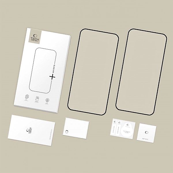 Szkło Hartowane Tech-Protect Glass Fit+ 2-Pack Motorola Moto G67 / G77