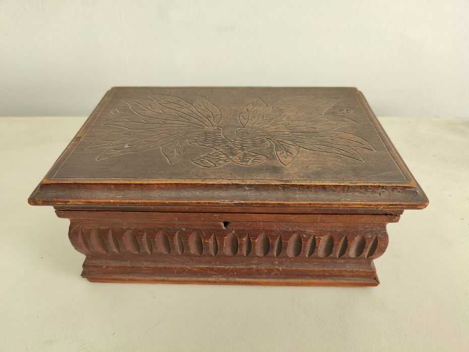 Mini caixa madeira vintage