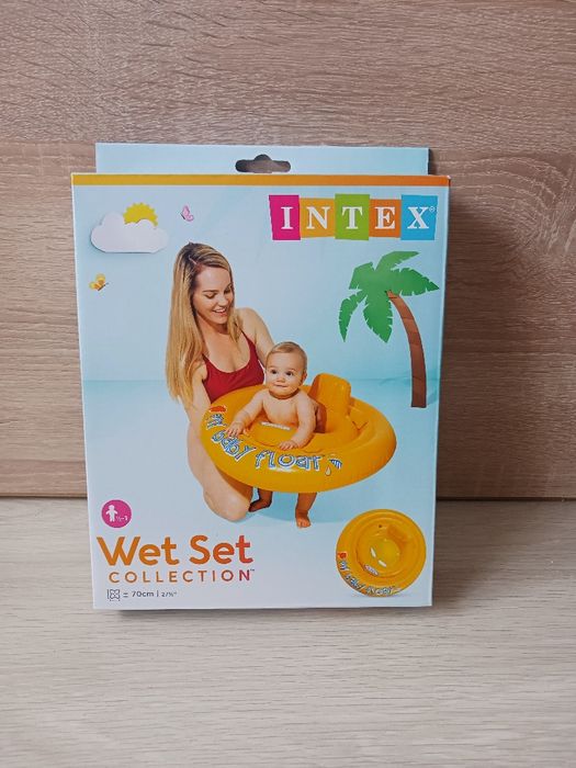 Dmuchany fotelik do nauki pływania 6-12 m-cy INTEX