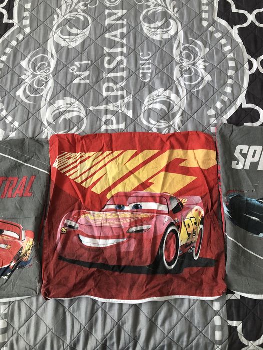 3 poszewki na małe poduszki/jaśki McQueen Cars Auta