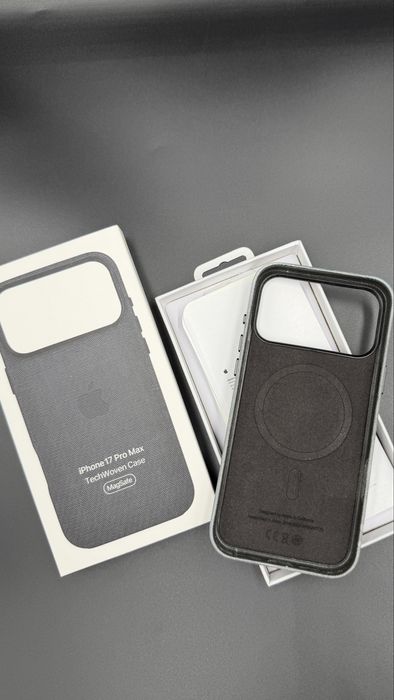 Etui ze tkaniny TechWoven Magsafe do iphone 17 Pro Max Black
