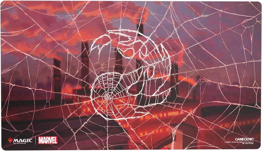Mata Gamegenic: MtG - Marvel's Spider-Man - Shiny Playmat - Mountain