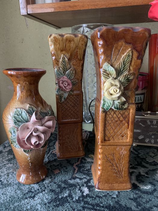 Ваза керамічна, вінтажна