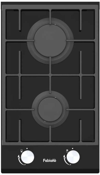 Варочная поверхность  Fabiano газовая  FHG 862  Black Glass