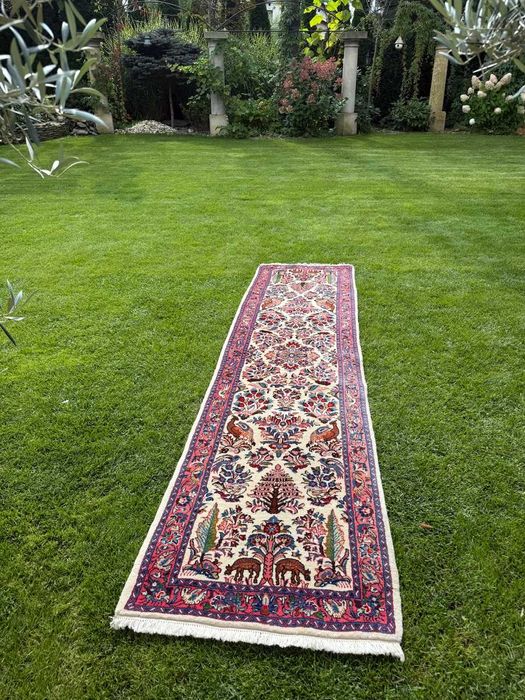 Chodnik Dywan Perski Wełniany Iran Goum Ghoum 310x77 gal. 9 tyś