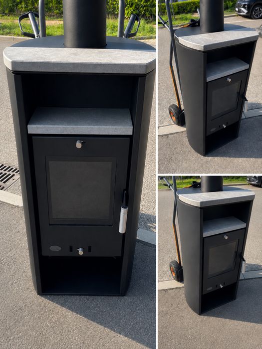 Kominek wolnostojący / koza piec piecyk 8kw