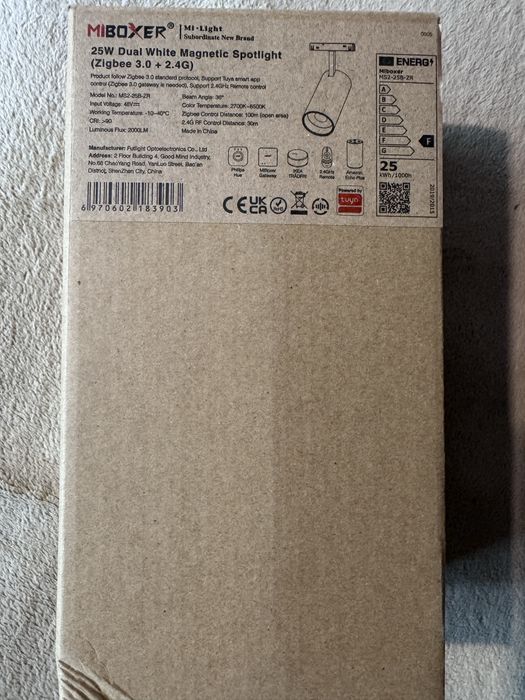 MiBOXER Dual White Magnetic Spotlight Zigbee 3.0 + 2.4G