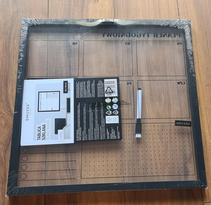 Tablica szklana 40x40 - NOWA