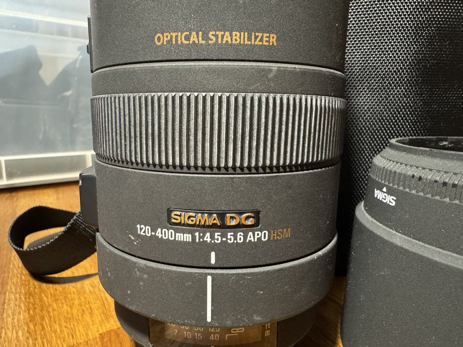 Zoom sigma 120-400, 4.5-5.6 APO