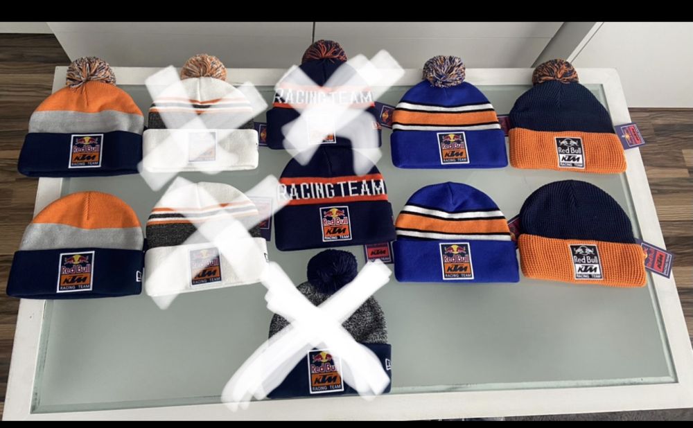 Czapka zimowa KTM Racing Red bull mx New Era
