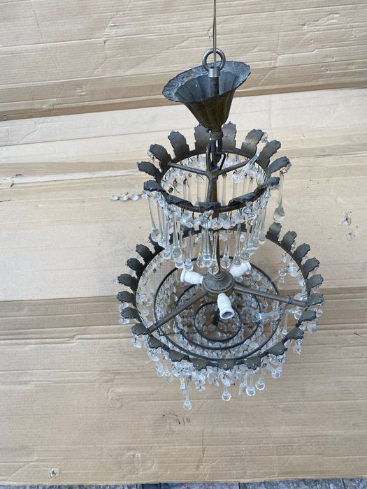 Vintage brass ceiling lamp