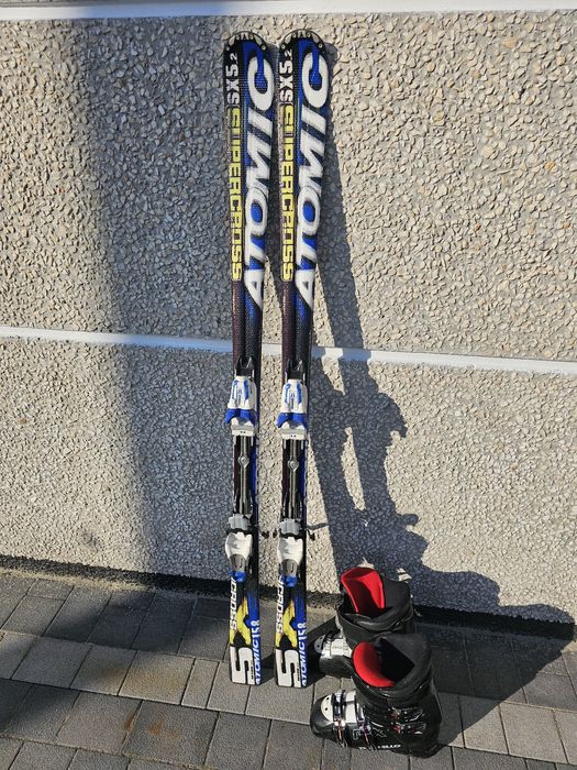 Narty Atomik 157cm z butami  43