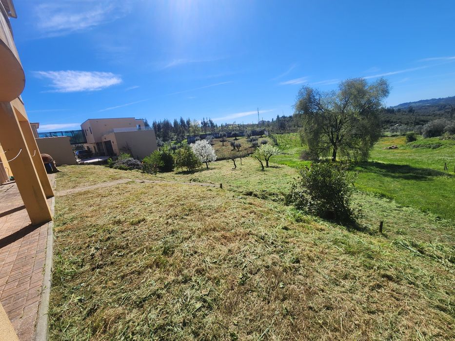 Serviço de limpeza de terrenos com roçadora
